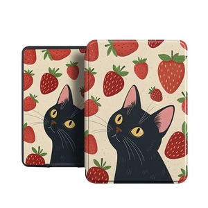 <span class=keywords><strong>Funda</strong></span> de TPU Negra de Diseño Personalizado para Kindle 2022LITE <span class=keywords><strong>Kobo</strong></span> <span class=keywords><strong>Clara</strong></span> <span class=keywords><strong>HD</strong></span> KPW4 con Soporte, Correa y Impresión a Doble Cara - Product Image 5