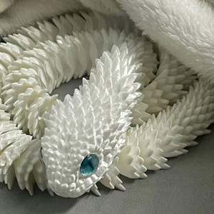 Figura de Serpiente Dragón Impresa en 3D, Decoración de Año Nuevo 2025, Adorno Tradicional para Mesa, Juguetes 3D para Niños, Regalo de Navidad - Product Image 4