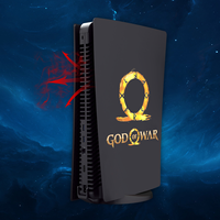 Neue Hard Replate Face plate Shell Cover für Playstation 5 Console Pancels mit God Of War Disc Edition
