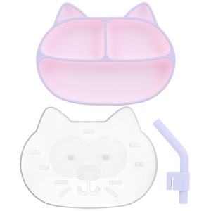 Offre Spéciale : Ensemble d'assiettes en silicone à motif de dessin animé pour bébés et tout-petits – Étanche, qualité alimentaire, avec ventouse, écologique et compatible lave-vaisselle - Product Image 2