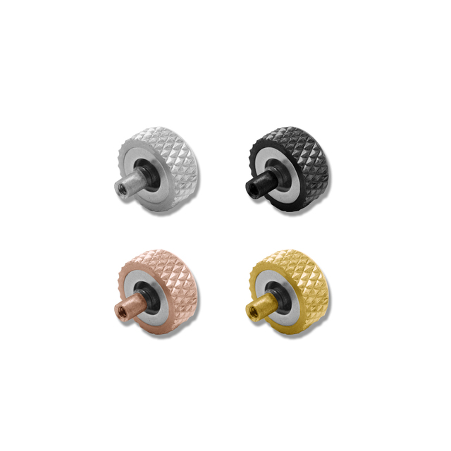 Custom Automatic Mechanical Movement with Special Shape Watch Tube and Watch Crowns