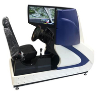 Équipement Pédagogique pour Auto-Écoles, Simulateur de Conduite Standard Trois Écrans pour Voitures et Poids Lourds, Matériel de Formation Professionnelle