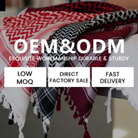 En gros, Foulard Shemagh en Polyester pour Hommes, Doux, Style Arabe Saoudien, Couvre-chef Musulman, Keffiyeh, Écharpe de Tête, Wrap Shemagh