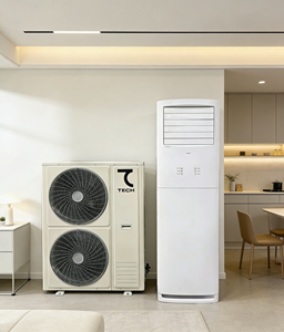 Climatiseur sur pied carré Tech 48000 BTU, fréquence fixe, refroidissement et chauffage, 380-416V, R32, usage commercial et industriel - Product Image 2