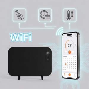 <span class=keywords><strong>Chauffage</strong></span> électrique infrarouge autonome en métal avec télécommande, protection contre la surchauffe, contrôlable par application, faible consommation d'énergie - Product Image 2