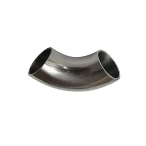 1/2"~ 12" Hygienic DN100 Stainless Steel CF8 304 Sanitary Butt Elbow Welded 90 degree Short Elbow for Pipe Fittings