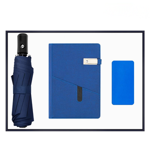 Il Set <span class=keywords><strong>regalo</strong></span> Business 3-in-1 di lusso per uomo e donna include A5 Power Bank ombrello pieghevole per Notebook-per le promozioni natalizie - Product Image 2