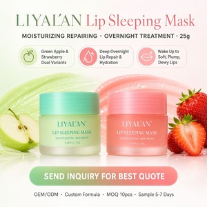 Masque de nuit pour les lèvres, hydratant, réparateur, lissant, pour les lèvres gercées et les peaux mortes, traitement de nuit, 25g, végan, OEM personnalisé - Product Image 6