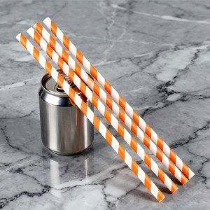 Cuchara de Papel Desechable para Té Boba, Café, <span class=keywords><strong>Batidos</strong></span>, Jugos, Biodegradable, Reciclada, con Recubrimiento UV, Personalizable - Product Image 2