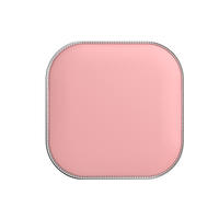 Miroir de maquillage compact de luxe avec anneau lumineux LED, rechargeable, pour voyage et sac à main, OEM/ODM