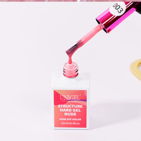 UNIGEL Gel UV de structure durcissable en gros, non toxique, gel UV de construction longue durée, OEM ODM, étiquette privée personnalisée