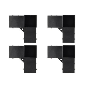 Kit de supports de gazebo pour <span class=keywords><strong>pergola</strong></span> en acier inoxydable Support d'angle à angle droit à 3 voies pour poutres en <span class=keywords><strong>bois</strong></span> de 4x4 pouces Cadre enduit pour tonnelles - Product Image 1