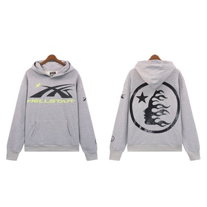 [Collection Hell] Sweat à capuche décontracté en coton épais anti-plis avec motif tête de mort, style streetwear automne, taille XL - Product Image 3