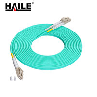 LC-LC multimode 10 Gigabit LSZH Dual Core Jumping Fiber OM3 Connecteur UPC Module optique Fibre de queue dédiée 8 mètres
