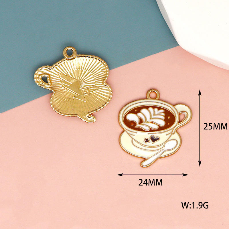 6 white cup Cappuccino