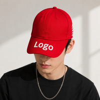 Op maat gemaakte logo borduring multi-color Oxford 100% katoenen baseballcap met verstelbare metalen gespsluiting unisex volwassenen alle seizoenen