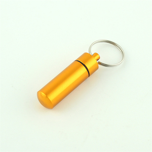 Boîte à pilules étanche en aluminium 14*48mm, étui pour médicaments, conteneur porte-clés - Product Image 6