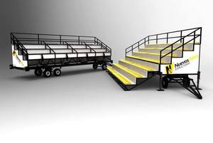 Elegantes asientos ergonómicos blanqueadores para ceremonias en el patio del campus - Product Image 4