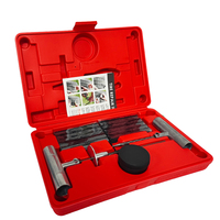 Promotion à durée limitée : Kit de réparation de crevaisons de pneus avec compresseur d'air et bouchons en caoutchouc (35 pièces)