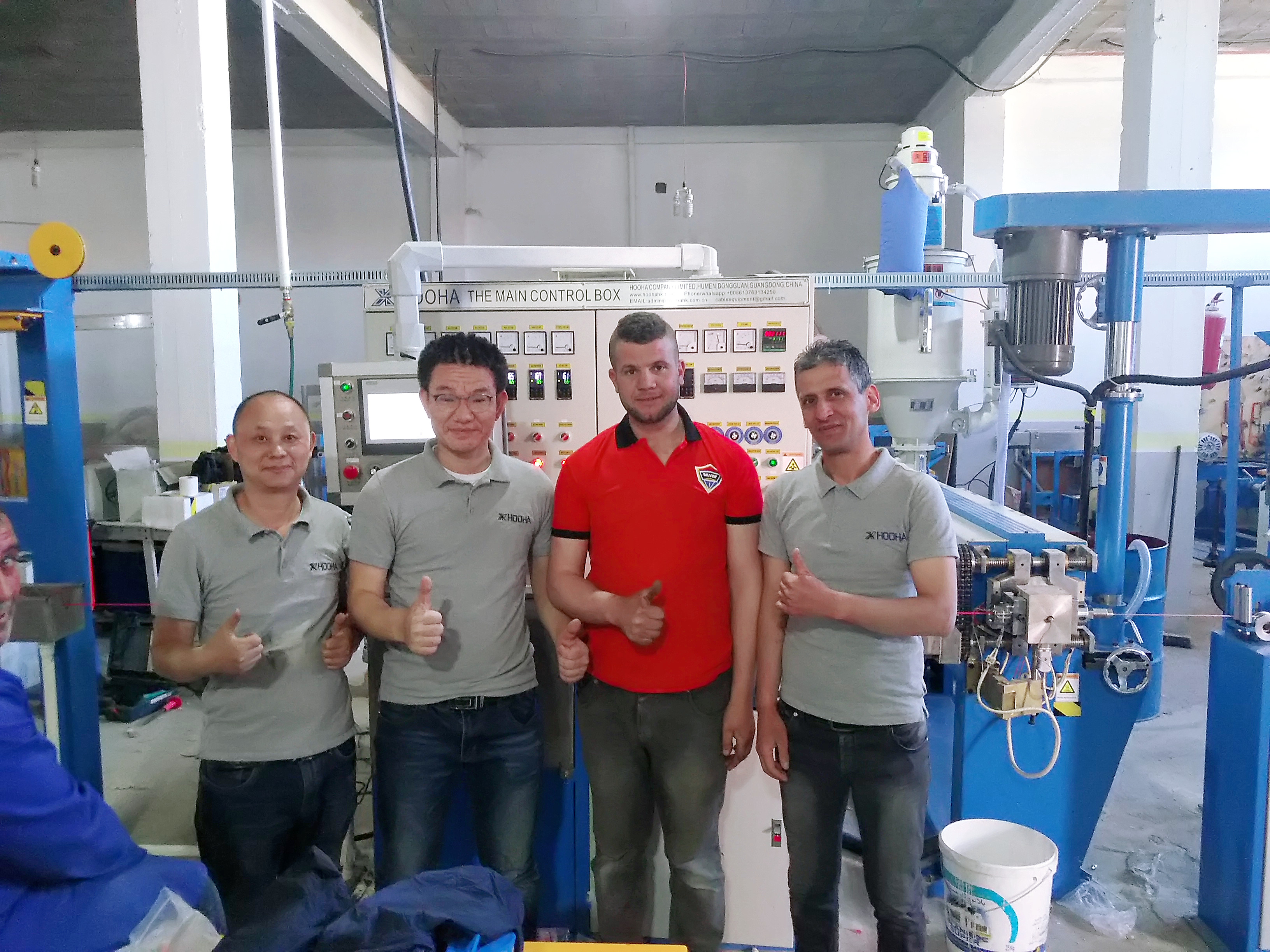 Nylon Insulated Power Cable Extrusion Machine For Wire Coating Equipment