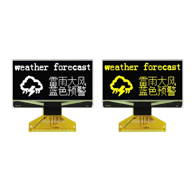 High Resolution 2.42 Inch Mini OLED Display Monitor Screen 128x64 Monochrome White 31 Pin AMOLED Module Panel Mini OLED Display