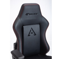 Chaise de jeu ergonomique en cuir avec hauteur réglable et design relevable, chaise de bureau pivotante moderne pour ordinateur