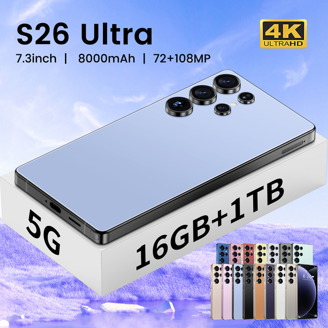 S26 16gb + 1tb 108MP 7.3 10 5g 14 100