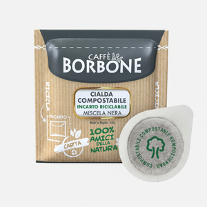 100 Filtri ESE Borbone 44 mm in Carta Nera, Set Metallico 0,11/Pezzo - Product Image 2