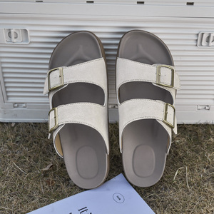 <span class=keywords><strong>Sandali</strong></span> Estivi Unisex Eleganti Pronti <span class=keywords><strong>per</strong></span> la Spedizione, Ciabatte da Spiaggia in Microfibra Scamosciata, Scarpe Comode con Suola Piatta in Gomma MD - Product Image 4