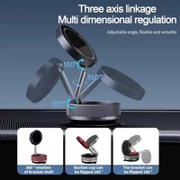 2025 nouveau support de téléphone à aspiration magnétique sous vide support de téléphone magnétique pliable rétractable Double face pour tous les téléphones
