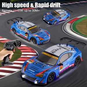 Coche de Carreras de Control Remoto a Escala 1:16, 20 km/h, Alta Velocidad, con Luces, Auto Deportivo de Carreras, Juguete de Vehículo de Derrape Genial - Product Image 4