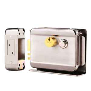 Kunci pelek elektrik Aluminium paduan, kunci akses pintu 12V bekerja untuk bel pintu <span class=keywords><strong>Video</strong></span>, sistem interkom rumah bel pintu telepon - Product Image 4