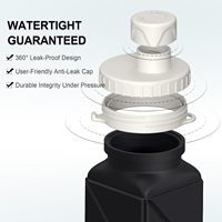 Botellas de Agua Plegables para Viaje, Ecológicas, Personalizables, de Silicona, Plegables, Portátiles, Ligeras, Reutilizables, a Prueba de Fugas