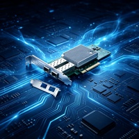 Cartes réseau Intel X710 DA2 optimisées pour la virtualisation, avec interface bus PCIe3.0 x8, pour accès au réseau convergé