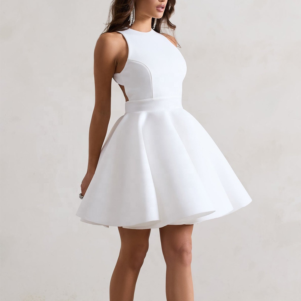 Custom Vintage Chiffon Mini Dress for Women Elegant Casual Formal Evening  Gown with Sleeveless Design| Alibaba.com