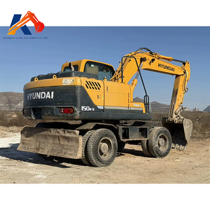 Excavadoras Hidráulicas de Ruedas Hyundai 210w-9 150w-7 150w-9 210LC-9 225LC-9 Usadas de Corea con Bomba como Componente Principal - Product Image 1