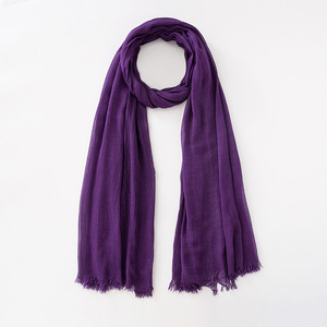 61 couleurs printemps <span class=keywords><strong>et</strong></span> automne femmes grande taille coton crêpe châle foulard mode haute qualité quatre saisons disponible écharpe - Product Image 5
