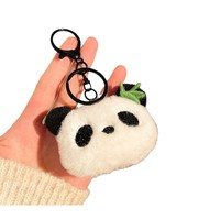 En gros, Jouet porte-clés décapsuleur en coton PP doux, écologique, mignon, motif dessin animé, brodé, jouet en peluche compressible décoratif pour