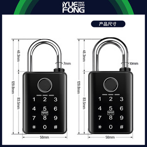 Yuefeng Maishi <b>Smart</b> Digital Padlock Password Rfid Card Unlock Black 40mm <b>Security</b> <b>Lock</b> With Key - Product Image 2