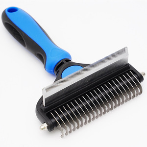 <b>Pet</b> Detangling Comb Dog Grooming <b>Brush</b> Hair Removal Comb Cat And Dog Supplies Cat Comb - Product Image 1