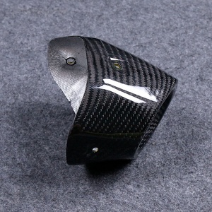 Protection de silencieux arrière en fibre de carbone sèche 3K pour moto BMW R1300GS 2023+ – Cache de protection d'échappement en carbone brillant ou mat - Product Image 3