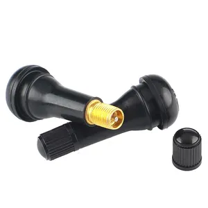 Gomma resistente al calore resistente TR413 dello stelo della valvola del pneumatico a scatto del rifornimento diretto della fabbrica per i fori del cerchio Tubeless 0.453in 11.5mm