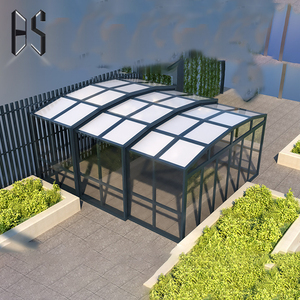 Protection solaire extérieure, protection contre la pluie et isolation thermique Enceintes de couverture de <span class=keywords><strong>piscine</strong></span> pour les maisons vitrées - Product Image 2