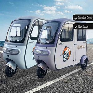 Triciclo Eléctrico Cerrado para Adultos, 800W 60V, de Recreo, con 4 Puertas - Product Image 4