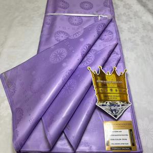 2023 Nieuwe Aanwinst Hoge Kwaliteit 5 Meter 100% Katoenen Jurkstof Oostenrijk Populair Parfum Zachte Guinee Brokaat Bazin Riche Gecambeerd - Product Image 6