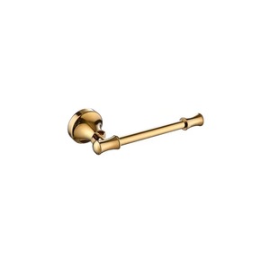 Ensemble de porte-serviettes de style européen, accessoires de salle de bain dorés, organisateur de rangement à barre unique pour toilettes et accessoires de bain - Product Image 3