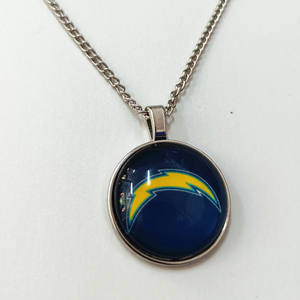 Хорошие продажи, спортивные руководители города Канзас, аксессуары для футбольной команды, окрашенное маслом круглое ожерелье с логотипом 32 команды - Product Image 3