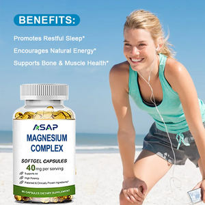 Suplemento dietético de alta potencia de soporte inmunológico Cápsula de gel blando complejo de magnesio - Product Image 2