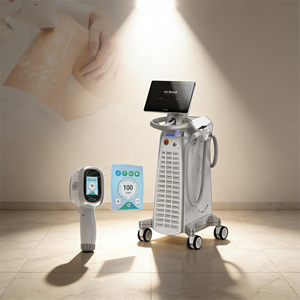 Machine d'épilation au laser à diode personnalisée 808 nm, utilisation commerciale, épilation permanente indolore pour le visage et le corps, appareil de beauté - Product Image 1