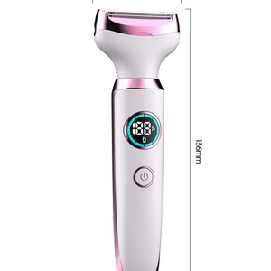 New Lady Shaver Electric Bikini Hair Removal Painless Lady Body <b>Epilator</b> Electric Shaver Razors Eplilator Body Hair Trimmer - Product Image 4